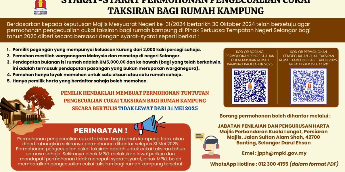 [MAKLUMAN] PERINGATAN MESRA KEPADA WARGA KUALA LANGAT