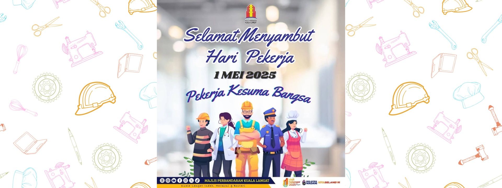 Banner Hari Pekerja Tahun 2025
