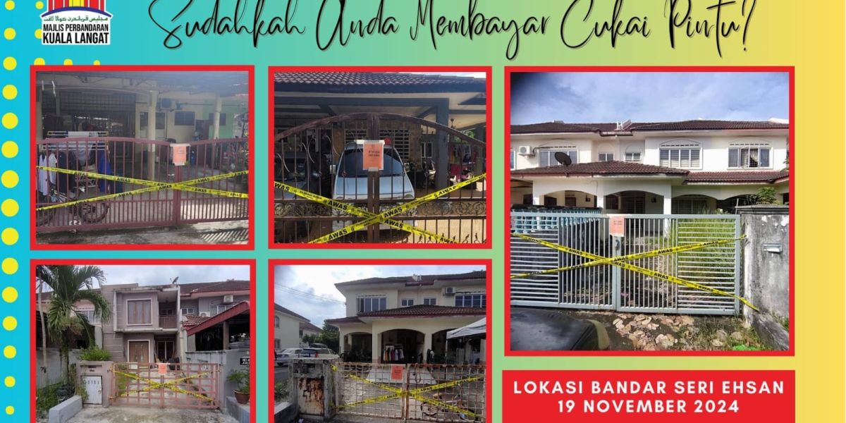 Operasi Waran Sitaan "Sudahkah Anda Membayar Cukai Pintu?"