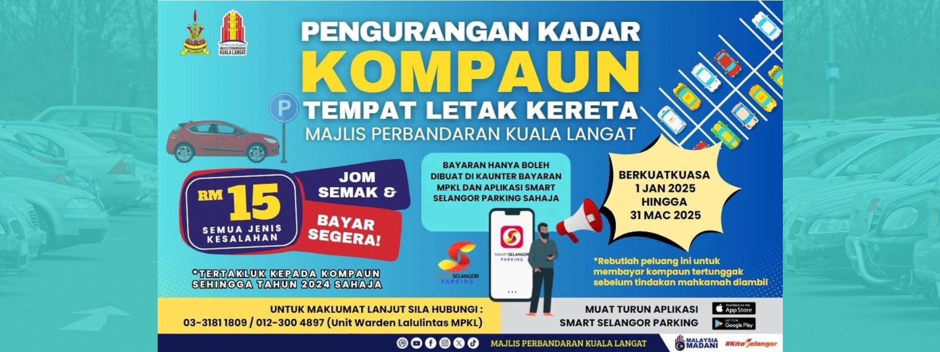 PENGURANGAN KADAR KOMPAUN TEMPAT LETAK KERETA